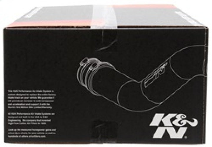 K&N 02 Honda Civic Si Red Typhoon Short Ram Intake - Bull Strap