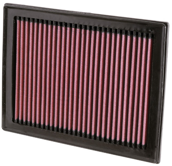 K&N 08 Nissan Sentra 2.5L Drop In Air Filter - Bull Strap