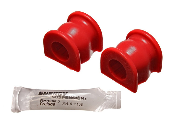 Energy Suspension 02-04 Acura RSX (includes Type S) Red 19mm Rear Sway Bar Bushings - Bull Strap