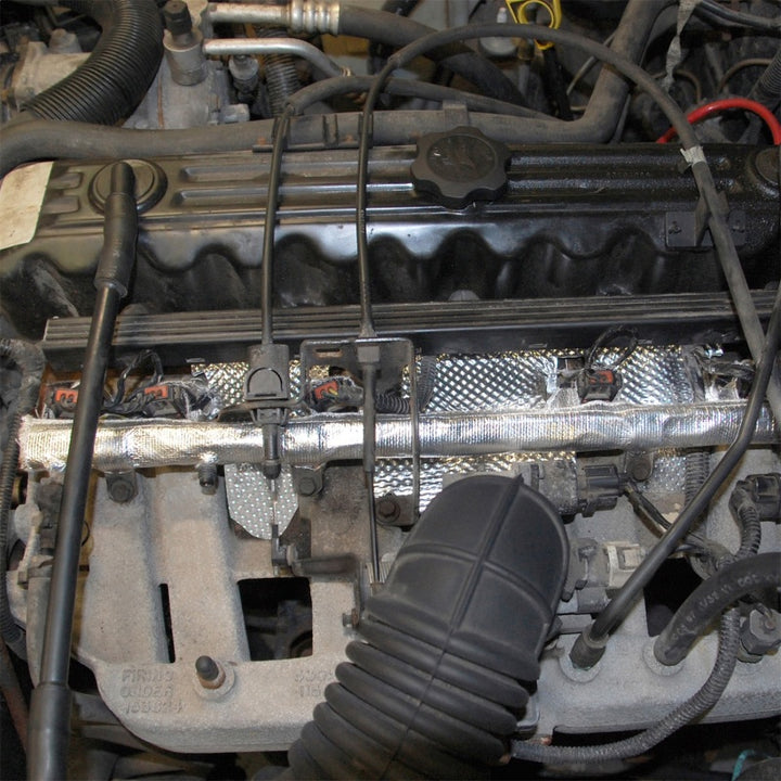 DEI Fuel Rail and Injecter Cover Jeep 1997 - 2004 4.0L Engine - Bull Strap