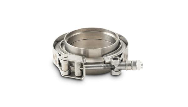 Vibrant Titanium V-Band Flange Assembly for 3.5in OD Tubing - Bull Strap