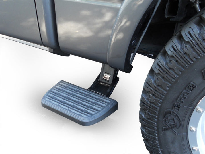 AMP Research 2009-2014 Ford F-150 All Beds BedStep2 - Black - Bull Strap