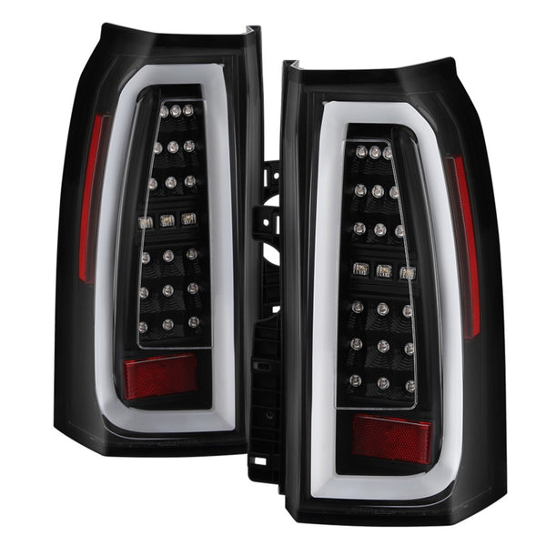 Spyder 15-17 GMC Yukon LED Tail Lights - Black (ALT-YD-GY15-LED-BK) - Bull Strap