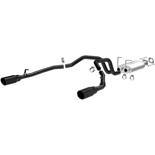 MagnaFlow 2019 Ram 1500 V8 5.7L (Excl. Tradesman) Black Coated 3in 409SS Cat-Back Exhaust System - Bull Strap