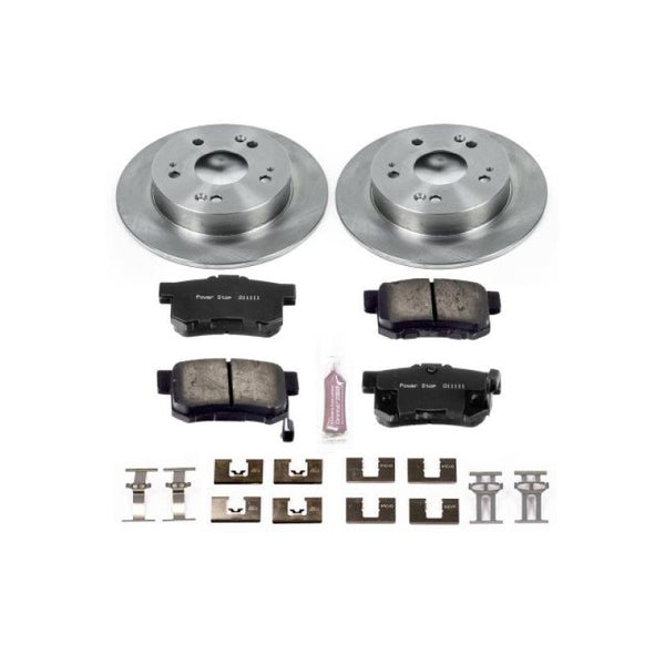 Power Stop 13-15 Acura ILX Rear Autospecialty Brake Kit - Bull Strap