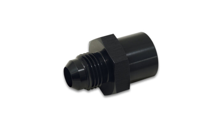 Vibrant M16 x 1.5 Female to -6AN Male Flare Adapter - Anodized Black - Bull Strap