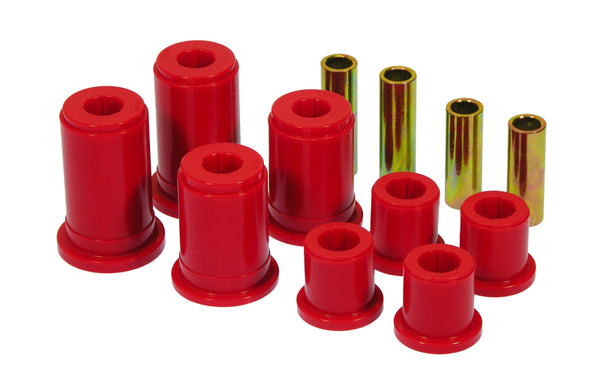 Prothane 99-06 Chevy Silverado 2wd 1500 Control Arm Bushings - Red - Bull Strap