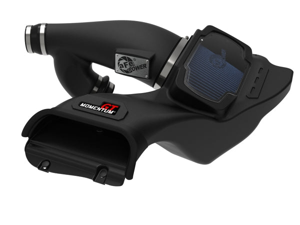 aFe Momentum GT Pro 5R Cold Air Intake System 2021-2022 Ford F-150 V6-3.5L (tt) PowerBoost - Bull Strap