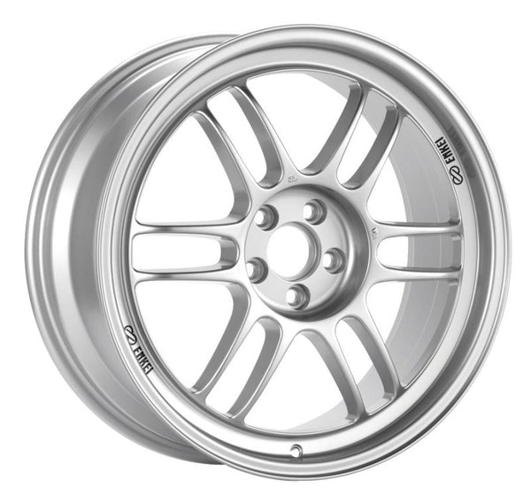 Enkei RPF1 18x8 5x100 35mm Offset 56mm Bore Silver Wheel SRT-4 - Bull Strap