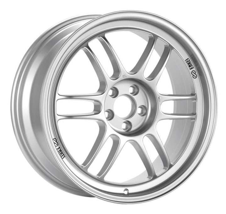 Enkei RPF1 17x9.5 5x114.3 38mm Offset 73mm Bore Silver Wheel Evo 8 & 9  *Requires Spacer* - Bull Strap
