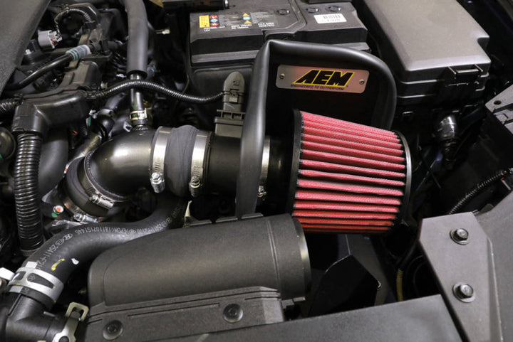 AEM C.A.S. 19-20 Kia Forte 2.0L F/I Cold Air Intake - Bull Strap