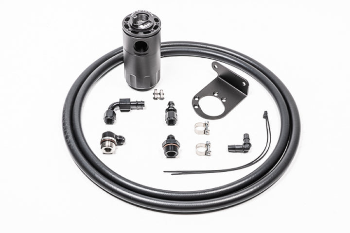 Radium Engineering 09+ Nissan R35 GT-R PCV Catch Can Kit - Fluid Lock - Bull Strap