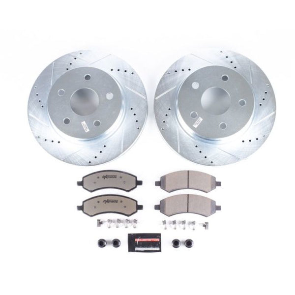 Power Stop 11-18 Ram 1500 Front Z36 Truck & Tow Brake Kit - Bull Strap