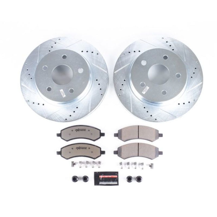 Power Stop 11-18 Ram 1500 Front Z36 Truck & Tow Brake Kit - Bull Strap