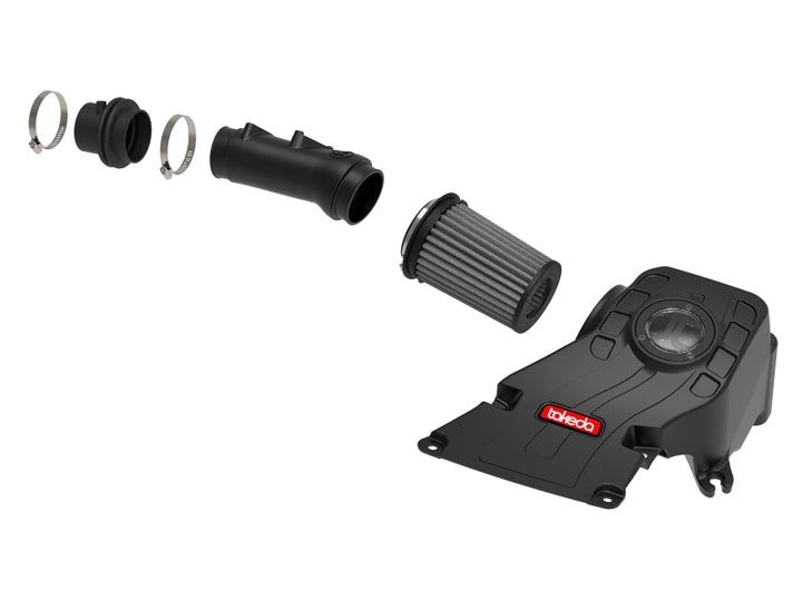 aFe Takeda Momentum Pro DRY S Cold Air Intake System 2018 Honda Accord I4 2.0L (t) - Bull Strap