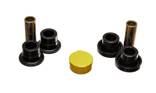Energy Suspension 89-94 Nissan 240SX (S13) Black Front Control Arm Bushing Set - Bull Strap