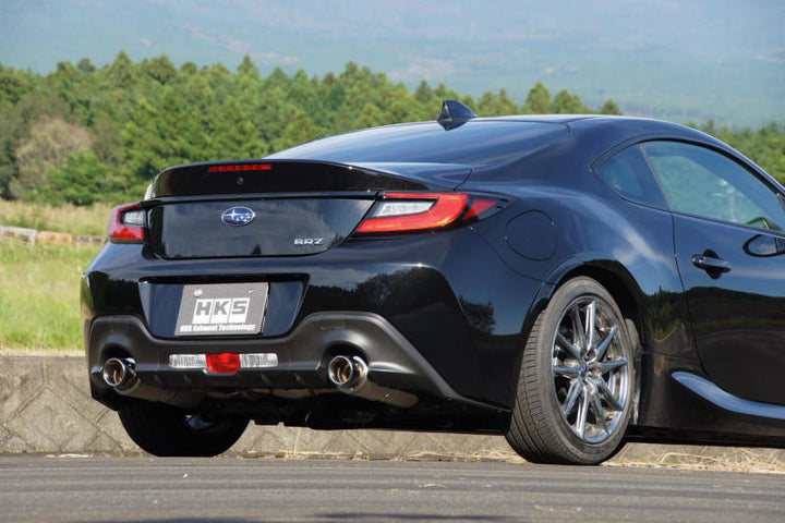 HKS 2022+ Subaru BRZ Hi-Power Muffler SPEC-L2 ZD8 FA24 - Bull Strap