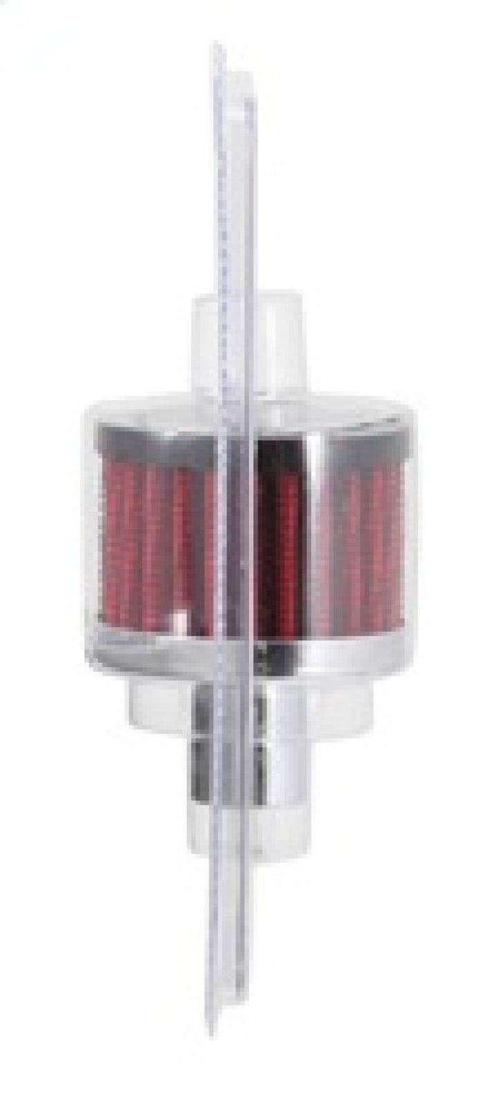 K&N Steel Base Crankcase Vent Filter .75in Vent OD x 2in OD x 1.5in Height - Bull Strap