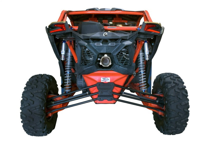 Gibson 17-20 Can-Am Maverick X3 Turbo Base 2.5in Single Exhaust - Stainless - Bull Strap