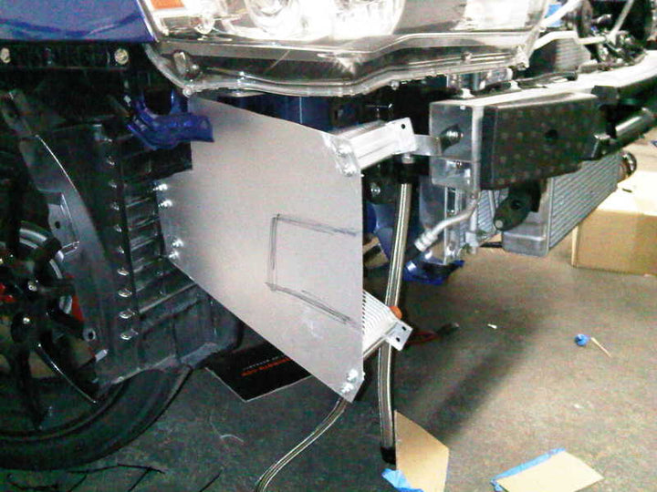 Mishimoto 08+ Mitsubishi Evolution X Oil Cooler Kit - Bull Strap