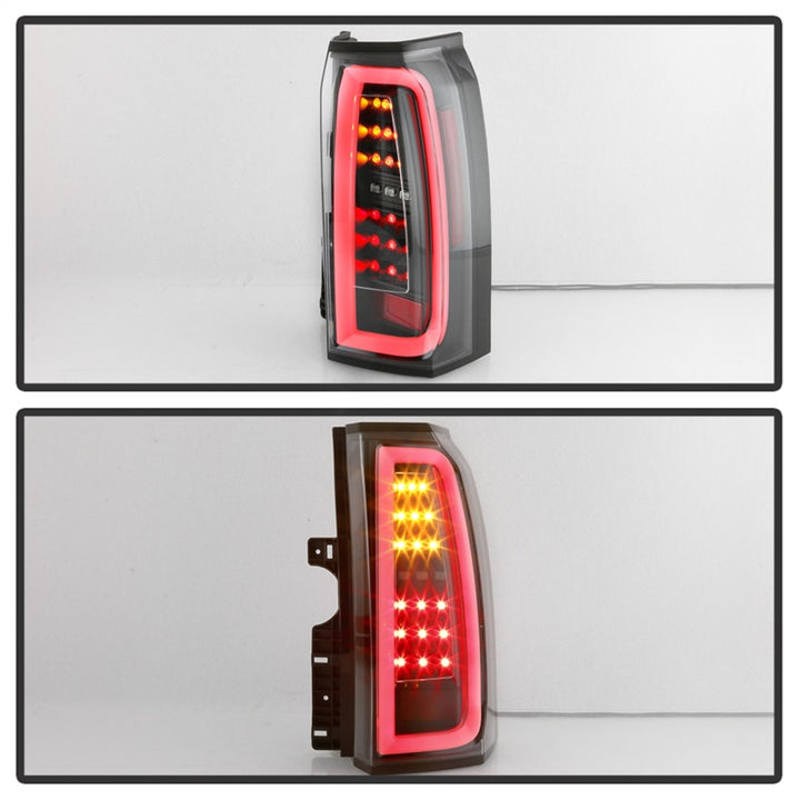 Spyder 15-17 GMC Yukon LED Tail Lights - Black (ALT-YD-GY15-LED-BK) - Bull Strap