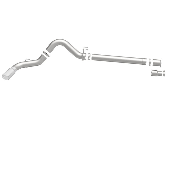 MagnaFlow 08-17 Ford F-250/F-350/F-450 6.4L/6.7L DPF-Back SS 5in Single Passenger Side Rear Exit - Bull Strap