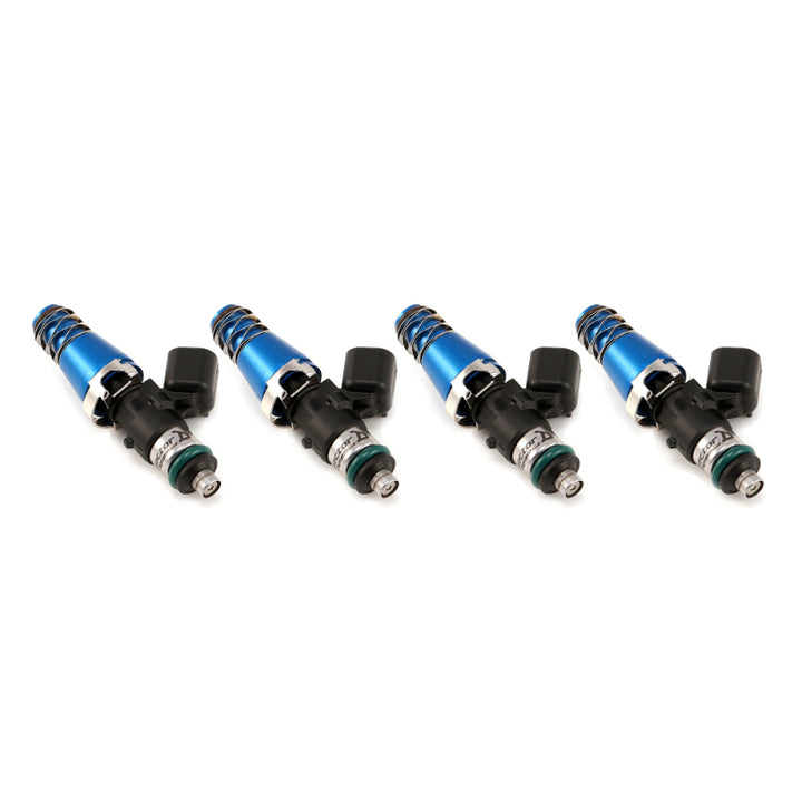 Injector Dynamics 2600-XDS Injectors - 60mm Length - 11mm Top - 14mm Lower O-Ring (Set of 4) - Bull Strap
