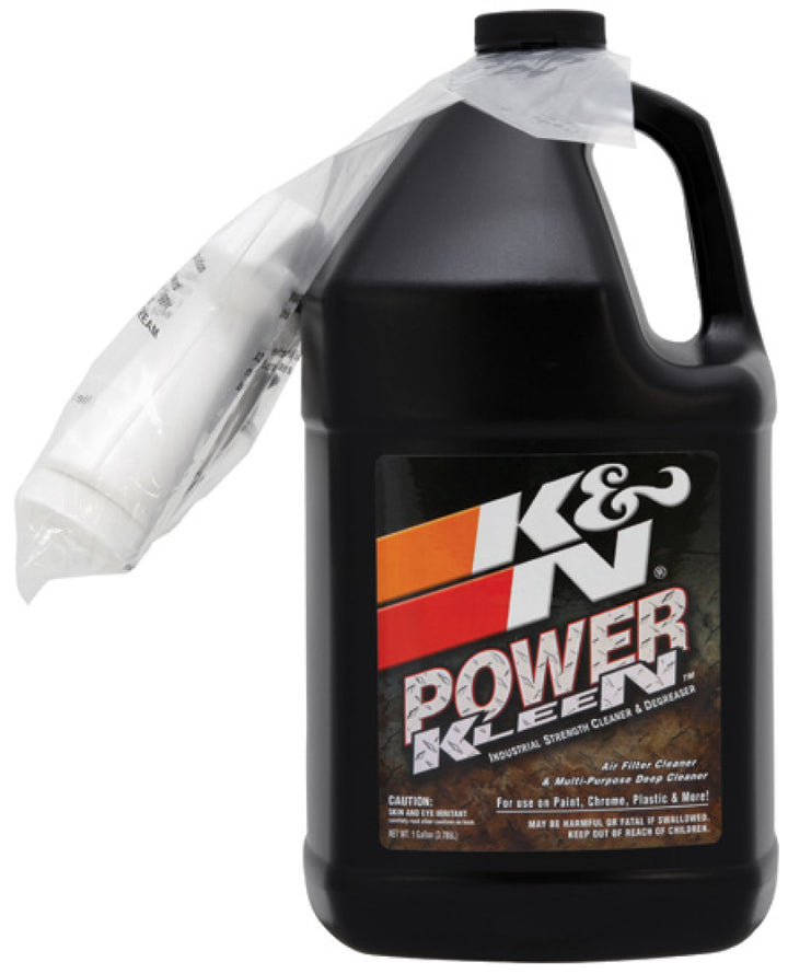 K&N Power Kleen Air Filter Cleaner (1 gallon) - Bull Strap