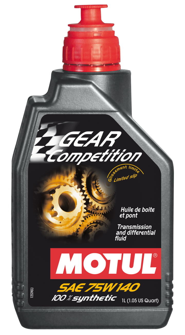 Motul 1L Transmission GEAR FF COMP 75W140 (LSD) - Synthetic Ester - Bull Strap
