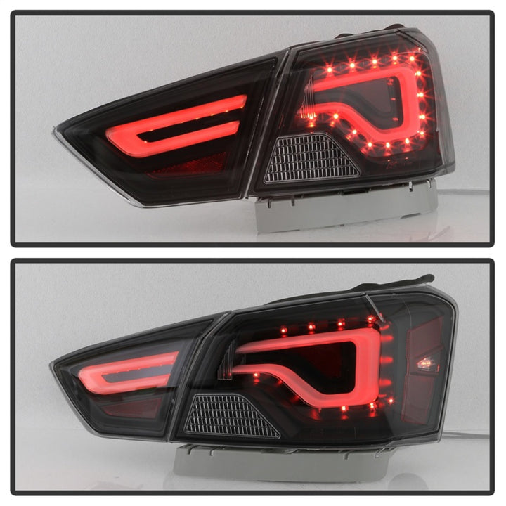 xTune 14-18 Chevy Impala (Excl 14-16 Limited) LED Tail Lights - Black Smoke (ALT-JH-CIM14-LBLED-BSM) - Bull Strap