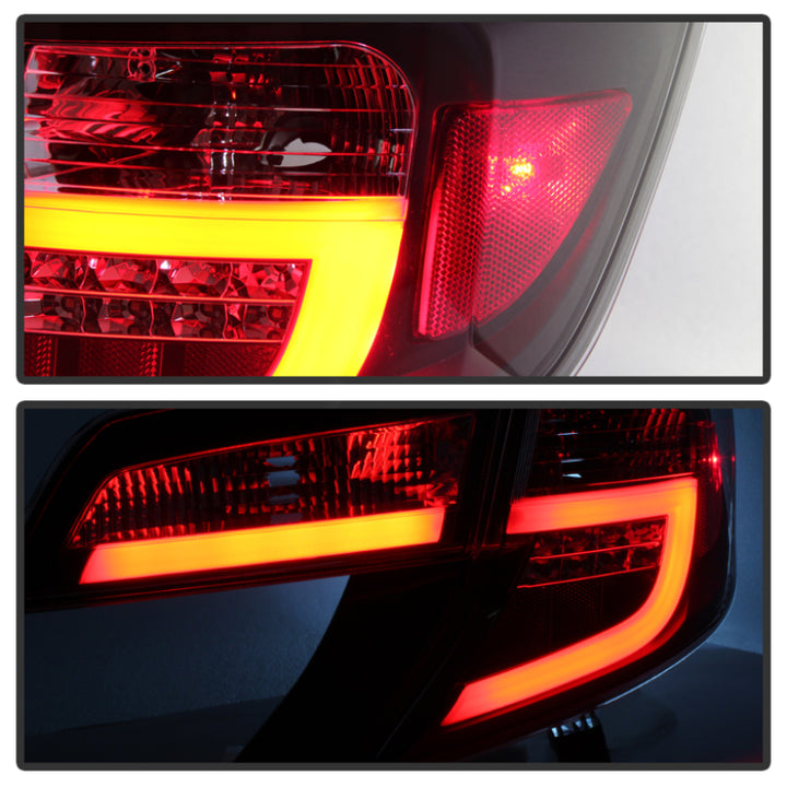 Spyder Toyota Camry 12-14 Light Bar LED Tail Lights Black ALT-YD-TC12-LBLED-BK - Bull Strap