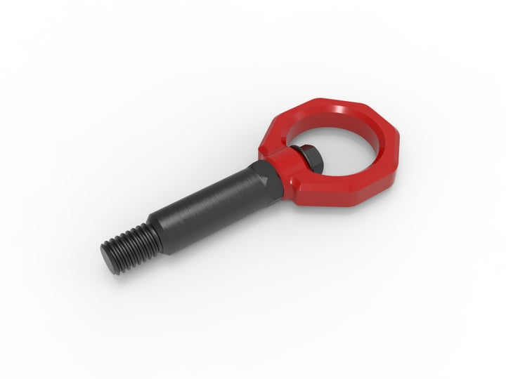 aFe Control Front Tow Hook Red 20-21 Toyota GR Supra (A90) - Bull Strap