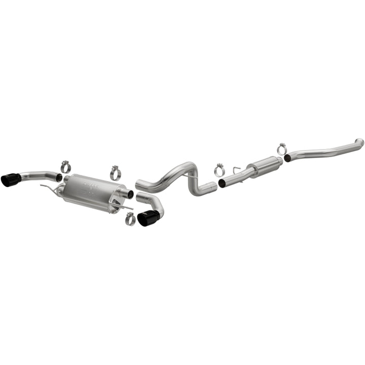 MagnaFlow 24-26 Ineos Grenadier Overland Series Black Chrome Cat-Back Performance Exhaust System - Bull Strap