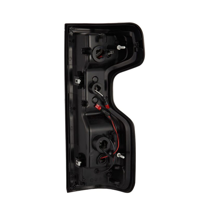 AlphaRex 19-23 Chevrolet Silverado 1500/2500HD/3500HD PRO-Series LED Tail Lights Jet Black - Bull Strap