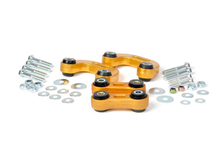 Whiteline 93-00 & 03-07 Subaru Impreza Non-Turbo Front&Rear Sway bar link conv kit - extra h/d alloy - Bull Strap