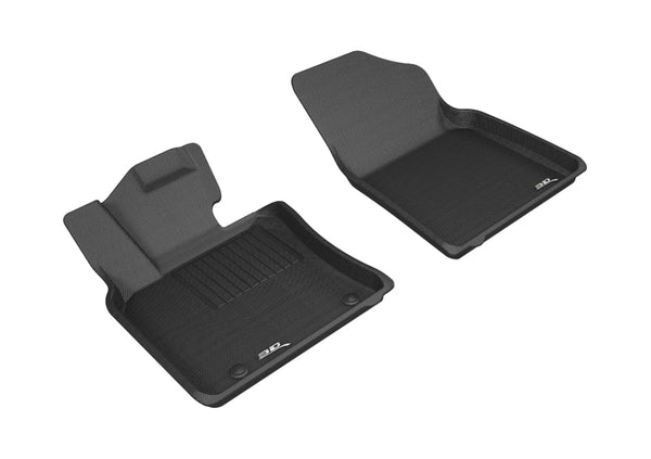 3D MAXpider 2018-2020 Toyota Camry Kagu 1st Row Floormat - Black - Bull Strap