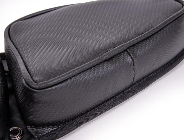 PRP Polaris RZR Front Door Bag with Knee Pad (Passenger Side)- Black - Bull Strap