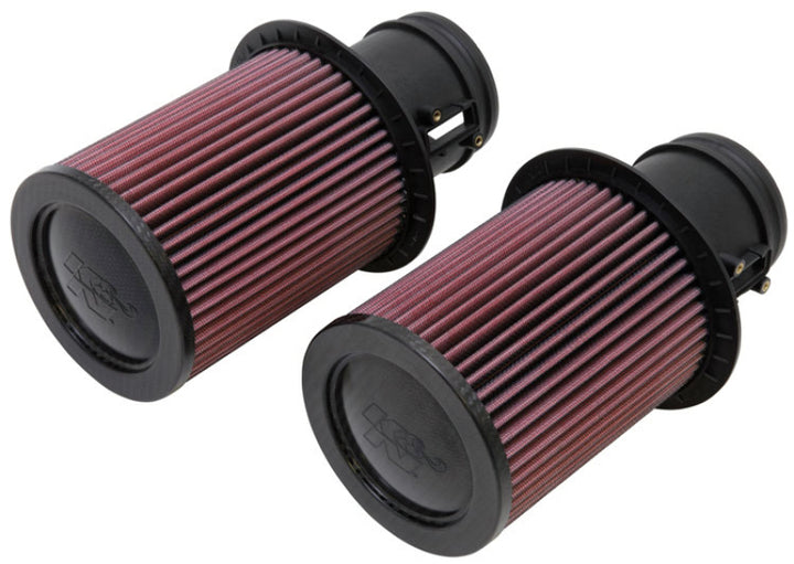 K&N Replacement Air Filter for 09-13 Audi R8 5.2L V10 / 09-13 Lamborghini Gallardo 5.2L V10 - Bull Strap