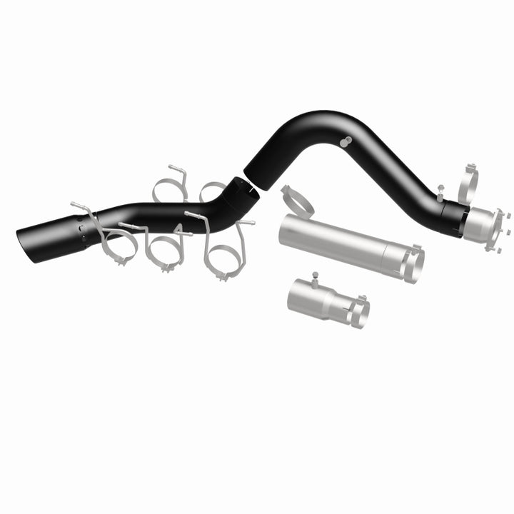 MagnaFlow 2024+ Chevy Silverado 2500HD/3500HD Black Series Filter-Back Performance Exhaust - Bull Strap