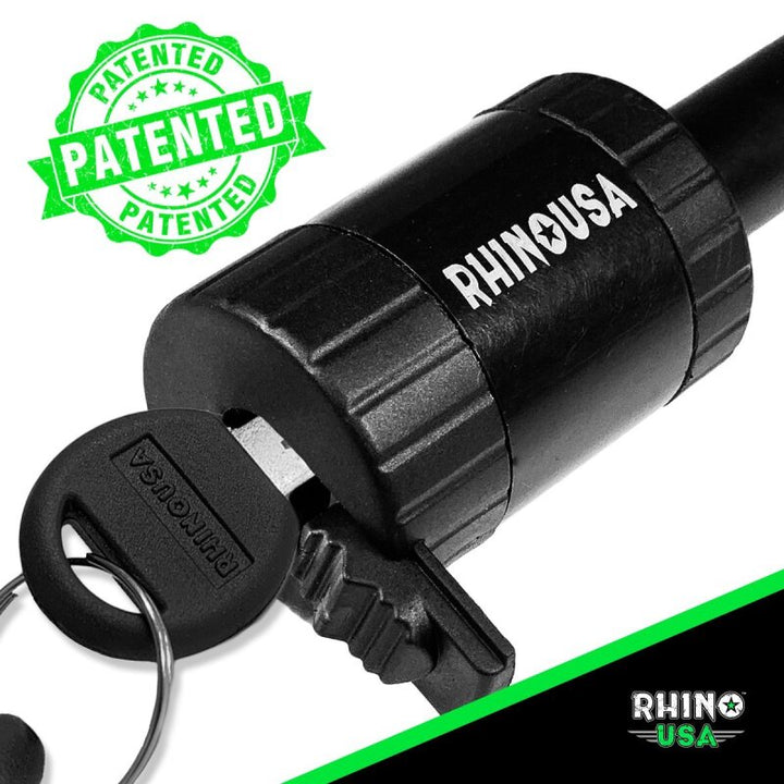 Rhino USA Locking Hitch Pin For 2.5Ft Class V Hitch - Bull Strap