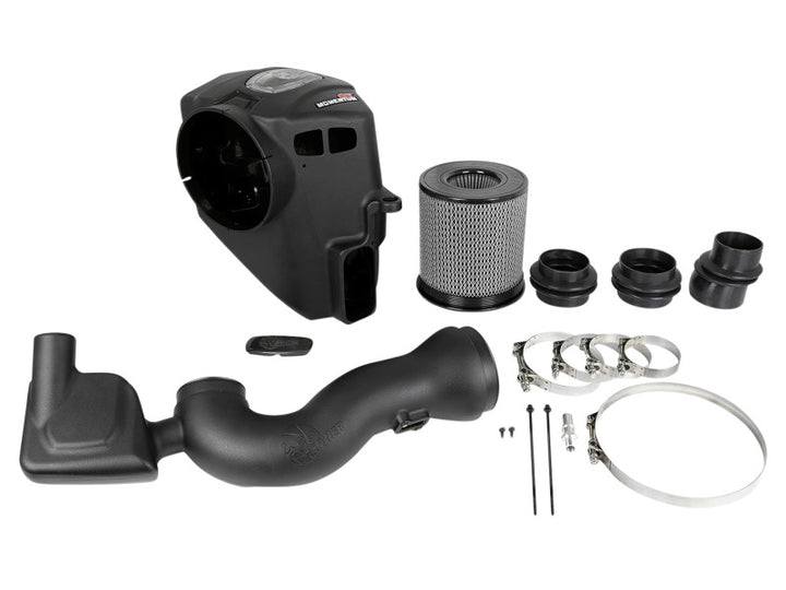 aFe POWER Momentum GT Pro Dry S Intake System 2019 GM Silverado/Sierra 1500 V6-4.3L/V8-5.3/6.2L - Bull Strap