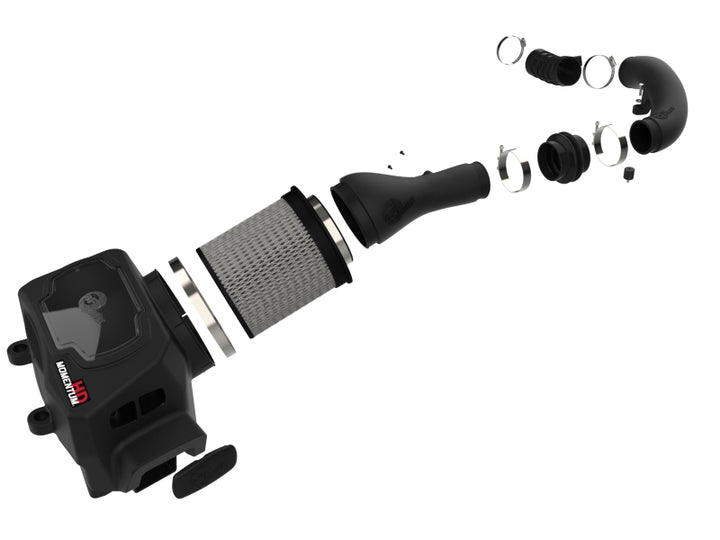 aFe Momentum HD Cold Air Intake System w/ Pro DRY S Filter 20-22 Dodge Ram 1500 V6-3.0L - Bull Strap