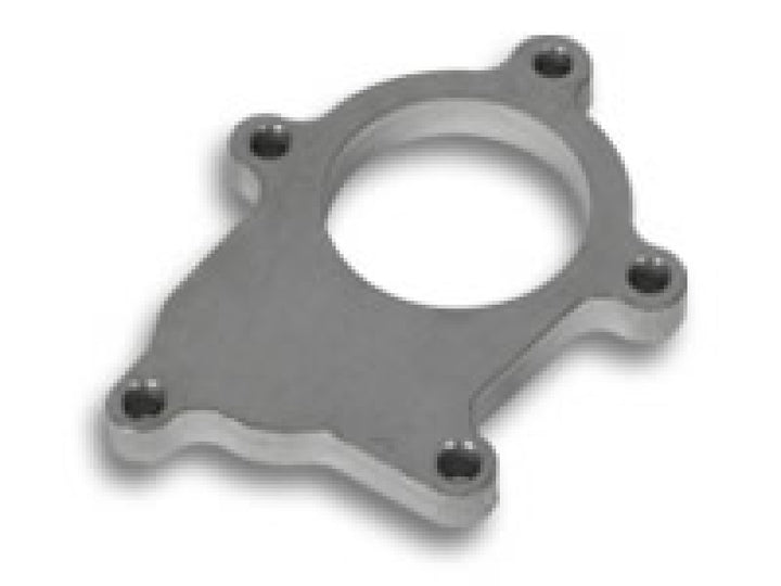 Vibrant T3 Turbo Discharge Flange (5 Bolt) for External Wastegate applicationsT304 SS 1/2in Thick - Bull Strap