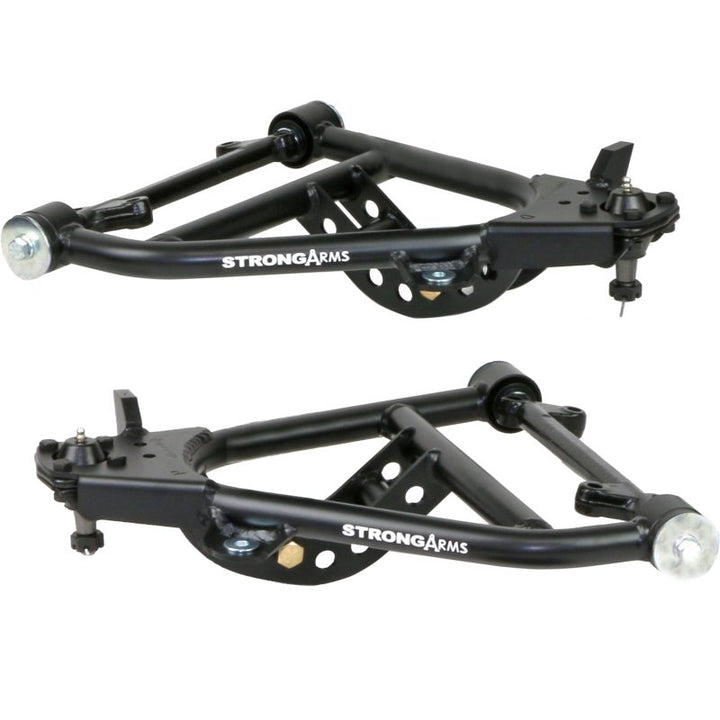 Ridetech 55-57 Chevy Front Lower StrongArms for use with Shockwaves or CoilOvers - Bull Strap