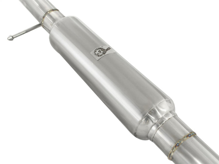 aFe Takeda Exhaust Mid-Pipe 13-14 Honda Accord Coupe EX-L V6 3.5L 304SS - Bull Strap