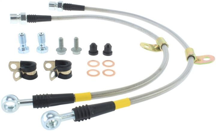 StopTech Stainless Steel Front Brake lines for Chrysler - Bull Strap