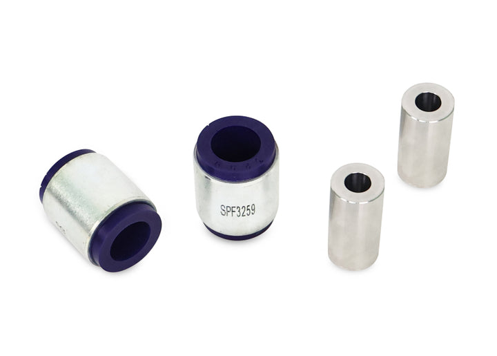 SuperPro 04-11 Mazda RX-8 Front Shock-to-Control Arm Bushing Kit - Stainless Hardware - Bull Strap