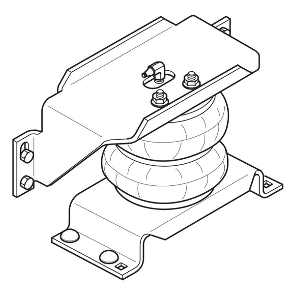 Firestone Ride-Rite Air Helper Spring Kit Rear 07-17 Dodge RAM 3500HD Cab 2WD/4WD (W217602478) - Bull Strap