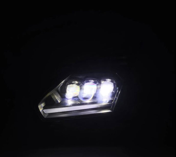 AlphaRex 09-25 Nissan GT-R NOVA-Series LED Projector Headlights - Bull Strap