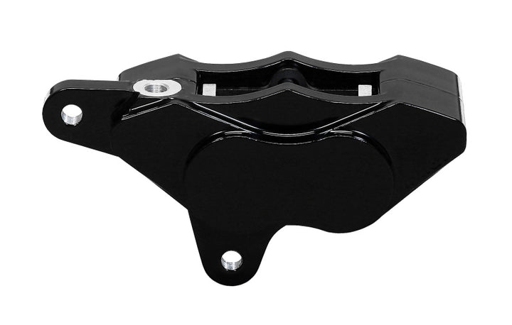Wilwood Caliper-GP310 Black Front L/H 84-99 1.25in Pistons .25in Disc - Bull Strap